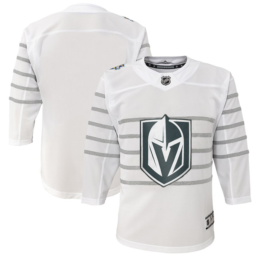 Youth Vegas Golden Knights White 2020 NHL All-Star Game Premier Jersey->youth nhl jersey->Youth Jersey